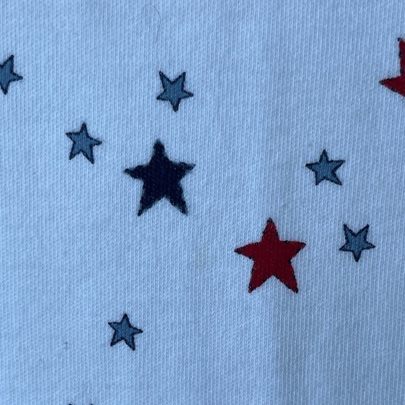 Croft & Barrow extra large red white and blue tank stars July 4th  fireworks - Picture 8 of 8